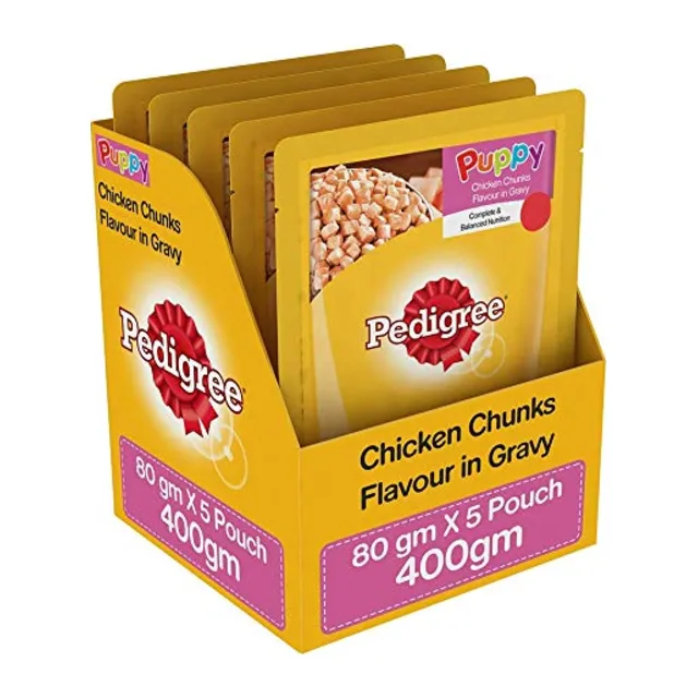 Pedigree with Chicken Chunks in Gravy Pack of 5