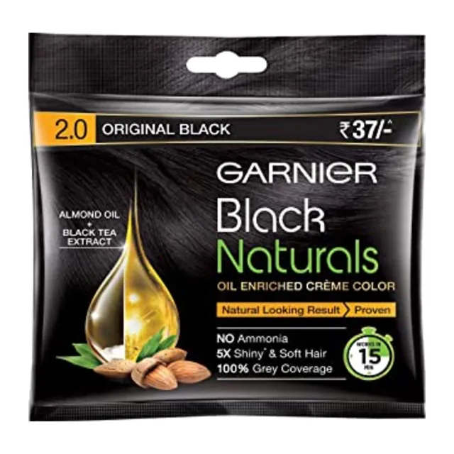 Garnier Black Naturals Original Black- 20ml+20g