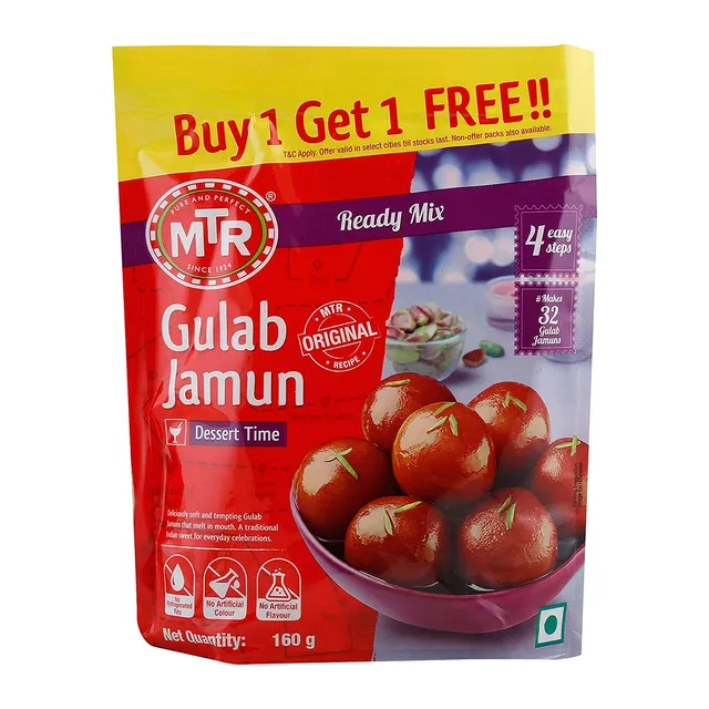 MTR Gulab Jamun(175 g) - Buy 1 Get 1 Free