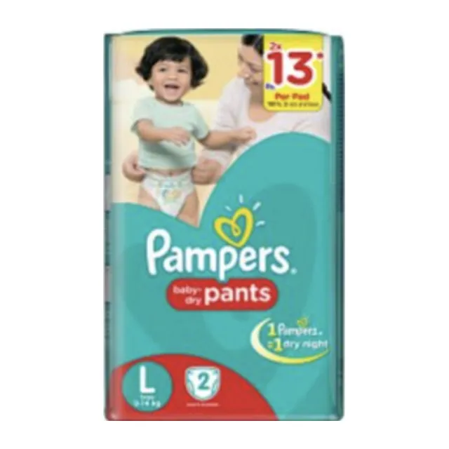 Pampers Happy Skin Pants-XL(2pcs) {12-17kg}