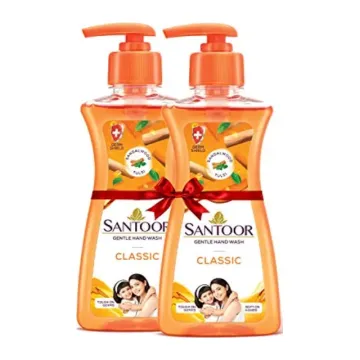 Santoor Gentle Hand Wash Classic Buy 1 Get 1 Free