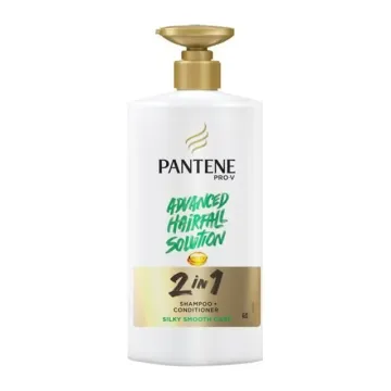 Pantene Pro-V Advanced Hair Fall Solution Shampoo + Conditioner Silky Smooth Care (2 in 1) 1L