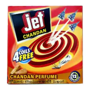 Jet Chandan Perfume Free 4 Coils
