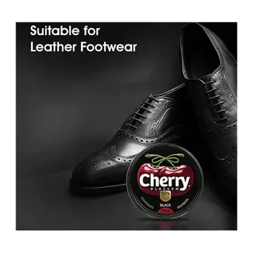Cherry Shoe Polish Dark Tan Liquid Shoe Polish