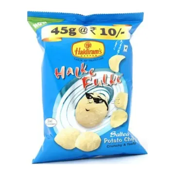 Haldiram Halke Fulke Salted Potato Chips 40g Extra