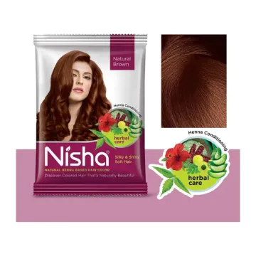 Nisha Silk&Shine Soft Hair Color- 10gr Natural Brown