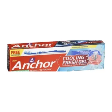 Anchor Cooling Refresh Gel Toothpaste 75gm + Free Toothbrush