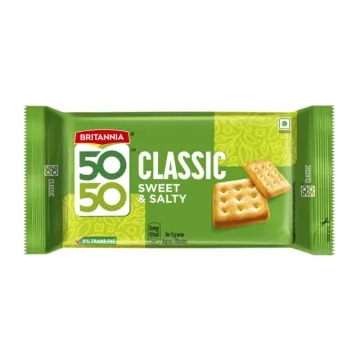 Britannia 50-50 Biscuits - 150g