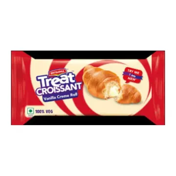 Britannia Treat Croissant Vanilla Cream