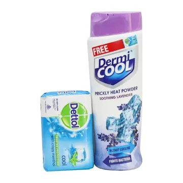Dermi Cool Soothing Lavender Prickly Heat Powder (Free Dettol Soap 125 g) 90g