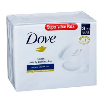 Dove Cream Beauty Bathing Bar, 75g (Pack of 3) Super Value Pack