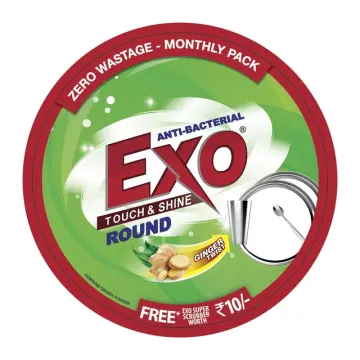 Exo Anti-Bacterial Touch&shine Round- 500g