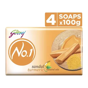 Godrej No.1 Bathing Soap – Sandal,100g 4+1