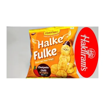 Haldiram Hallke Fulke Salted Chatpata Chili Potato Chips 40g Extra