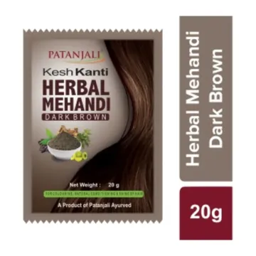 Patanjali Kesh Kanti Herbal Mehandi Dark Brown 20gr