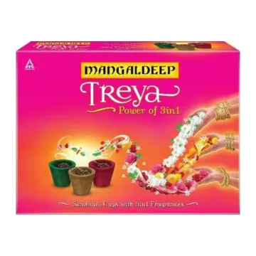 Mangaldeep Treya 3 in 1 Sambrani Sticks