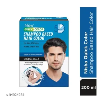 Nisha Quick Color Shampoo Based Hair Color for Man and Woman