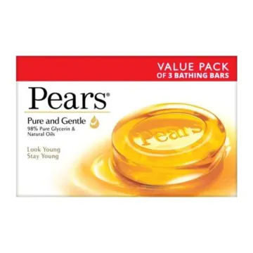 Pears Pure & Gentle Bathing Bar (3 x 125 g)