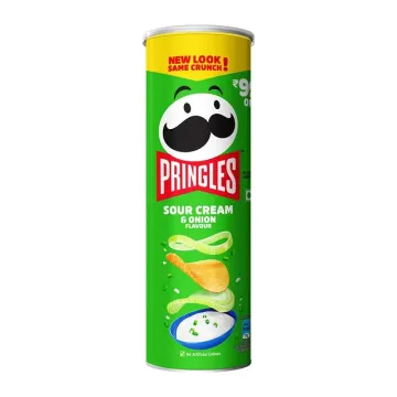 Pringles Sour Cream and Onion Flavour Potato Crisps