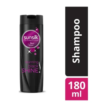 Sunsilk - Stunning Black Shine Shampoo, 180ml Bottle