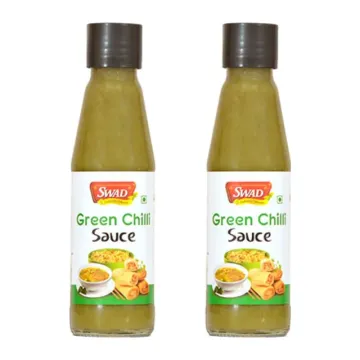 Swad Pariwar Green Chilli Sauce 190g
