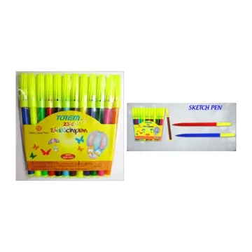 Totem Sketch Pens 12Pieces 15Rs