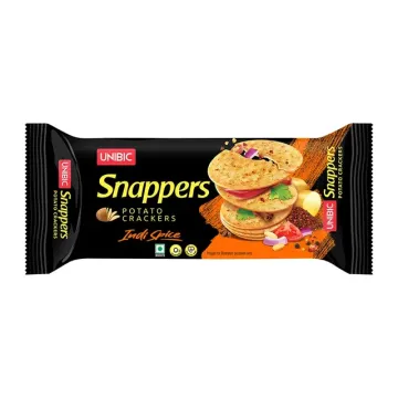 Unibic Snappers Potato Crackers Indi Spice 20Rs