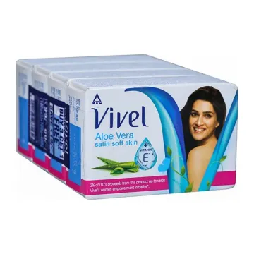 Vivel Aloe Vera Satin Soft Skin Soap 100 g
