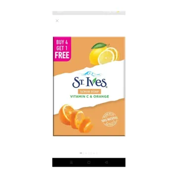 St.ives Scrub Soap Buy 3Get 1 Free Vitamin C and Orange
